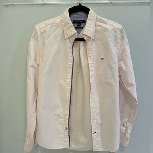 Pink striped Tommy Hilfiger shirt